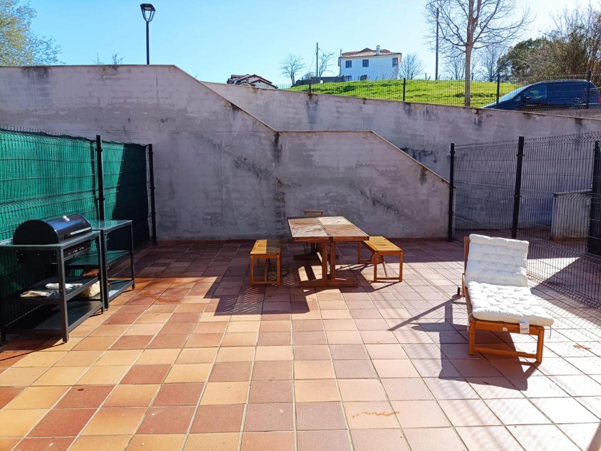 Apartamento Con Terraza Comillas Esterno foto