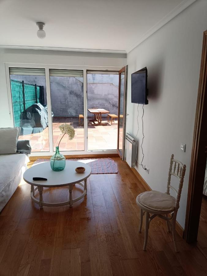 Apartamento Con Terraza Comillas Esterno foto